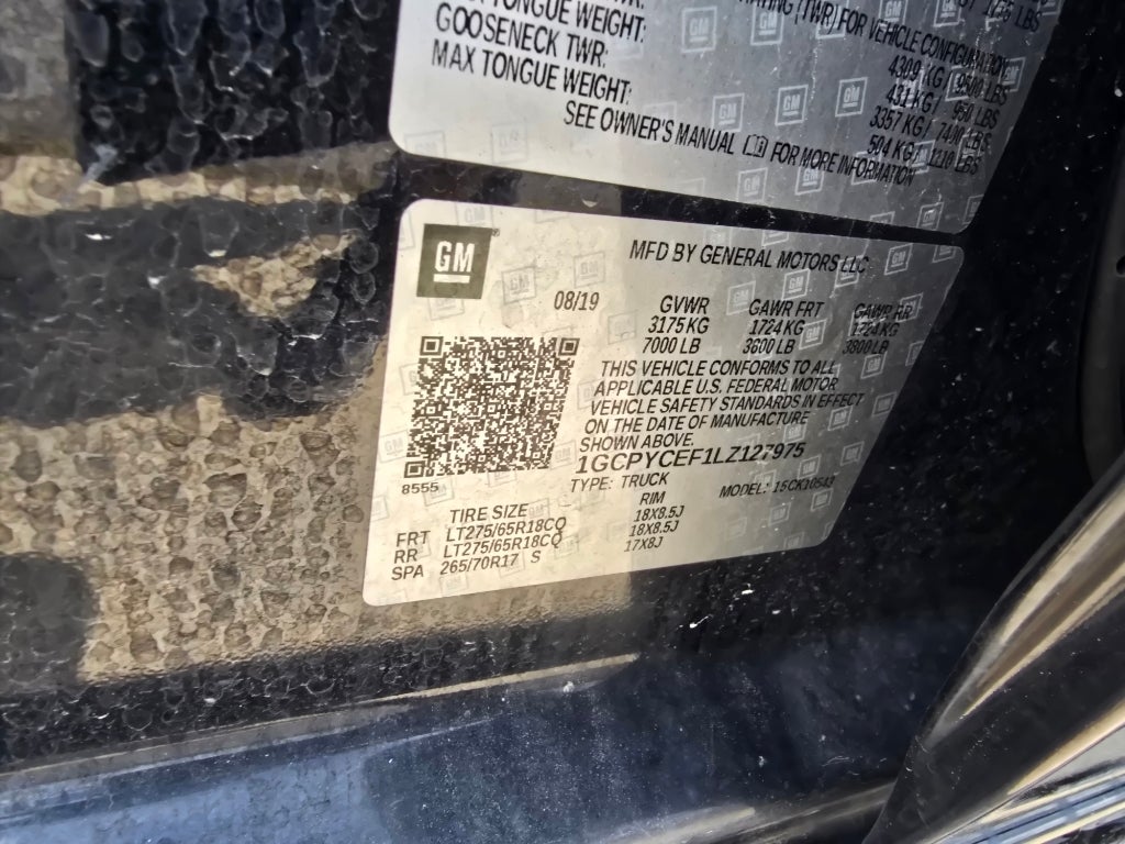 2020 Chevrolet Silverado 1500 Custom Trail Boss