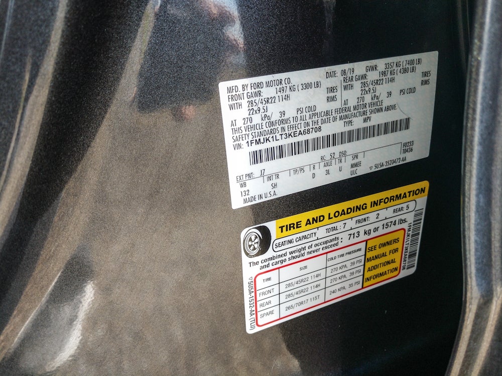 2019 Ford Expedition MAX Platinum