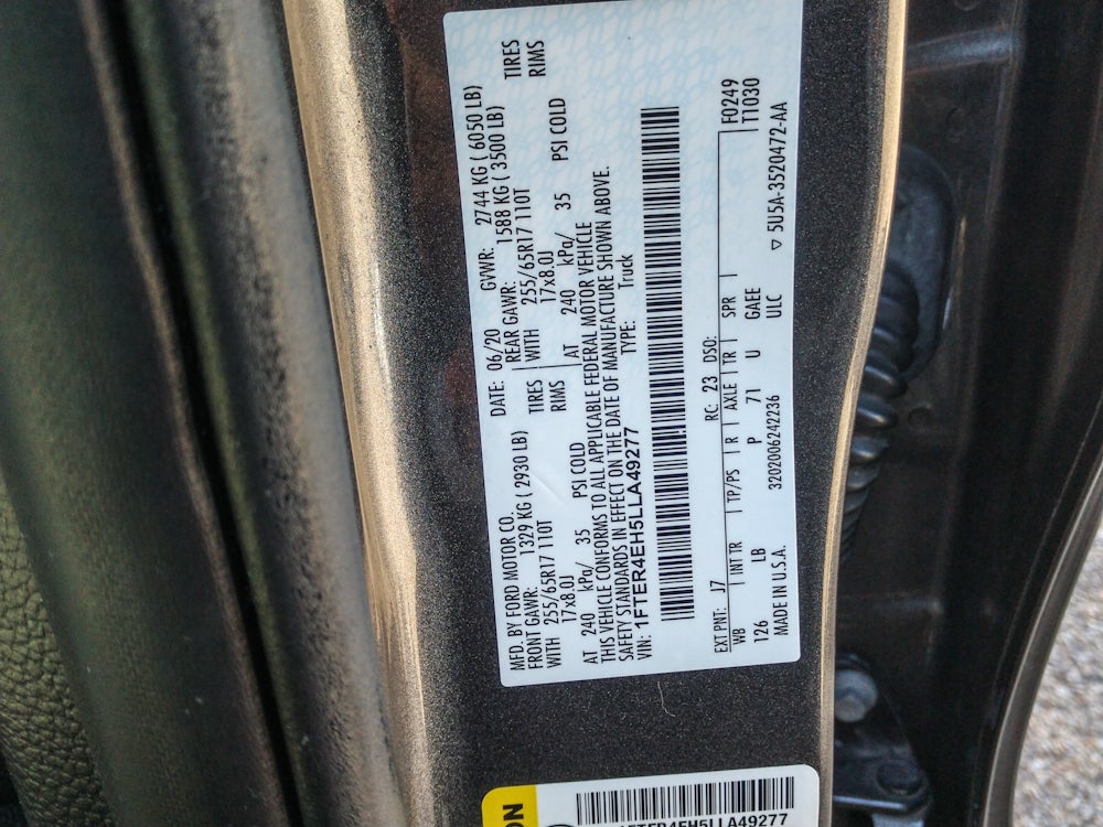 2020 Ford Ranger XLT