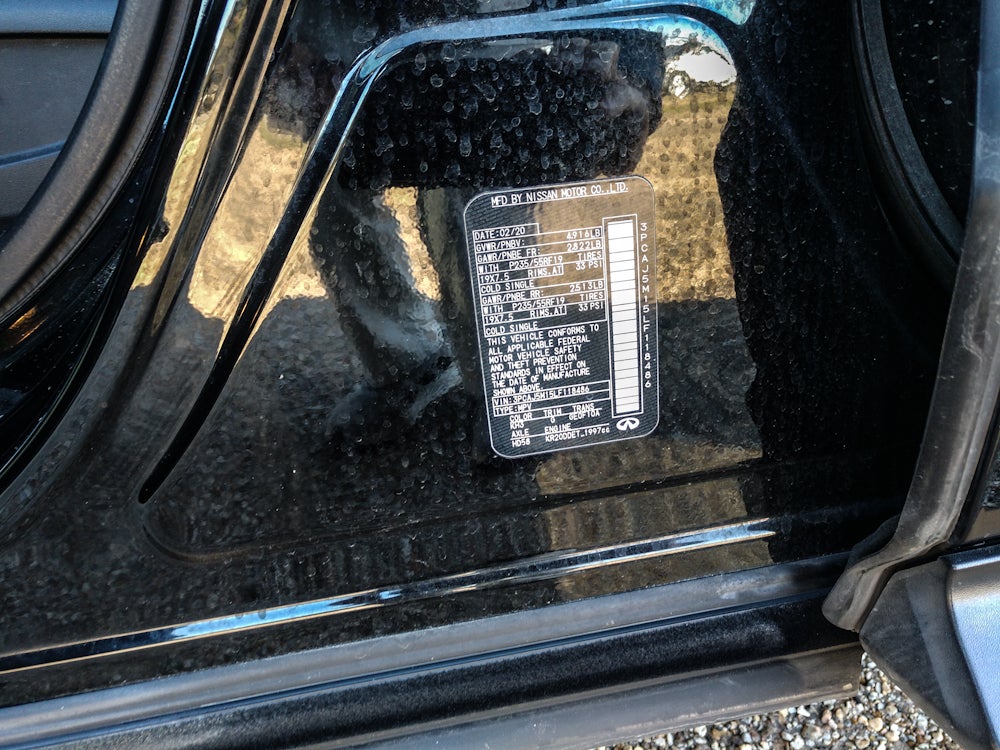 2020 INFINITI QX50 ESSENTIAL