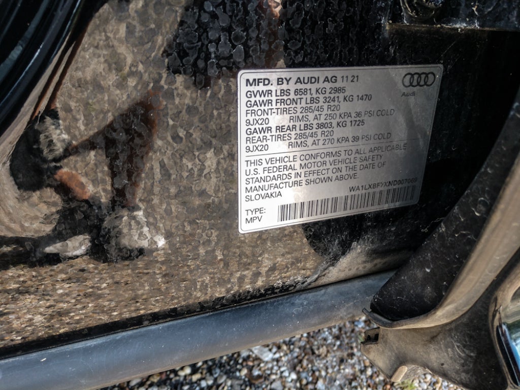 2022 Audi Q7 Premium Plus