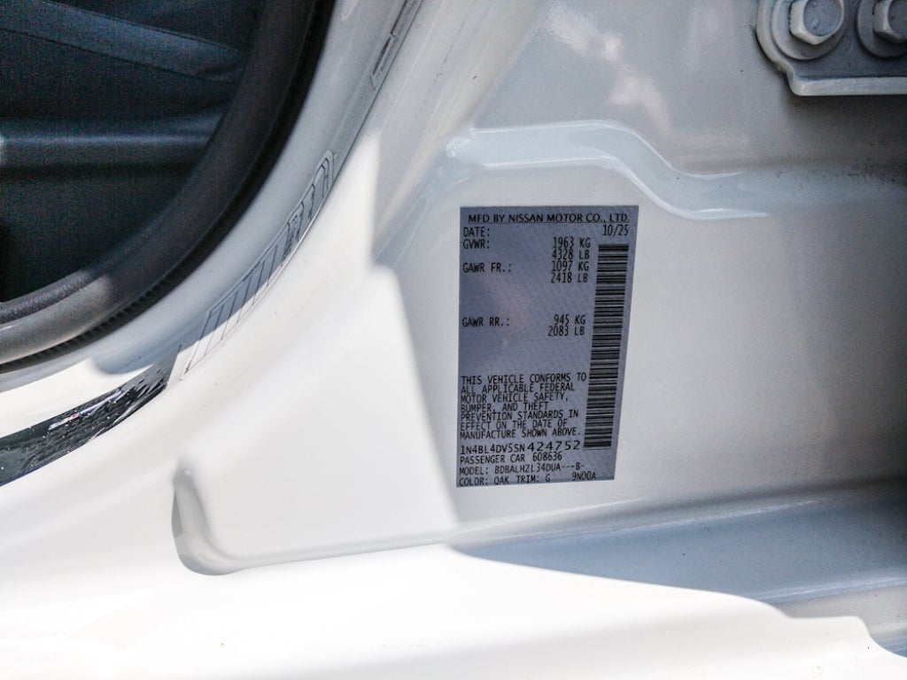 2025 Nissan Altima SV