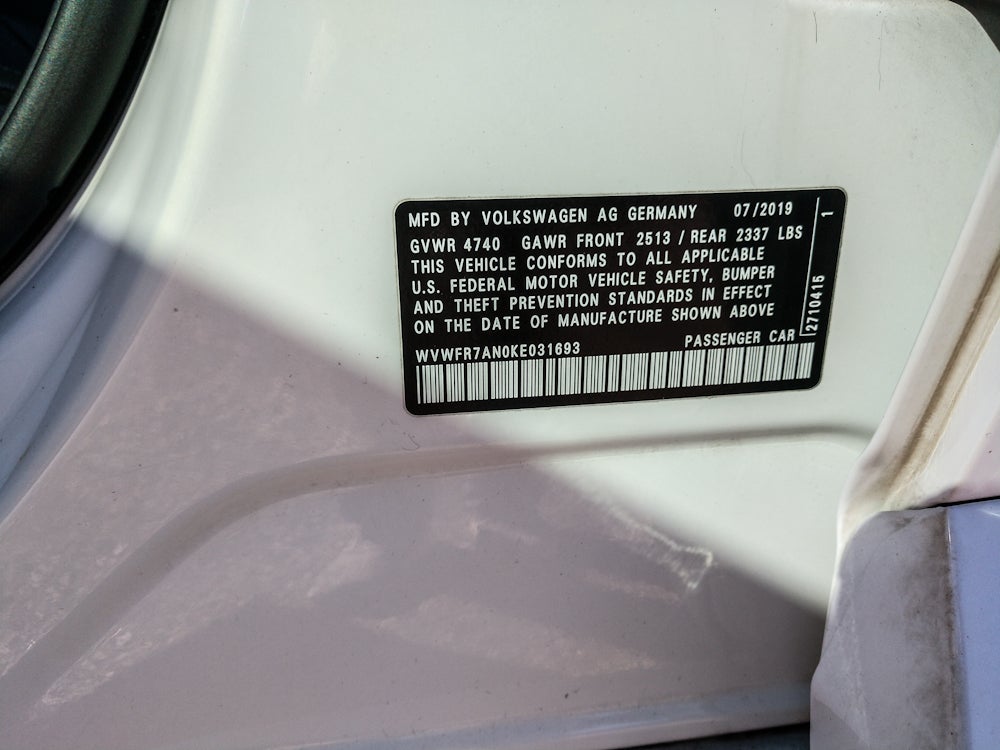 2019 Volkswagen Arteon SE R-Line