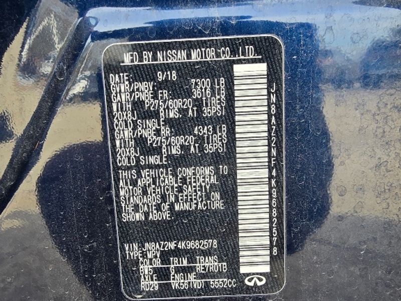 2019 INFINITI QX80 LUXE