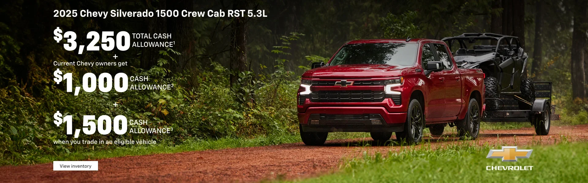 2025 SILVERADO 1500 Crew Cab Cash Allowance