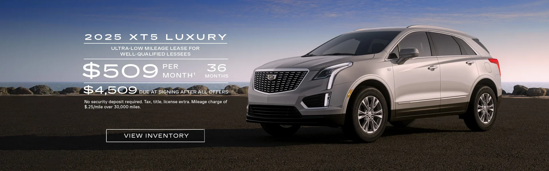 2025 XT5 Luxury Lease Offer